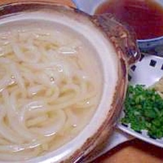 簡単で一番好きかも・・・｢釜揚げうどん」　　♪♪